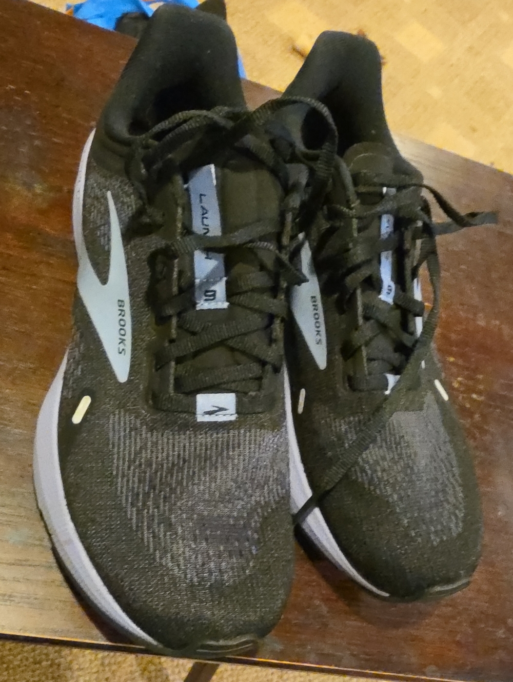 Brooks Women's Launch Running Shoes — Black/Lavender Size 8.5